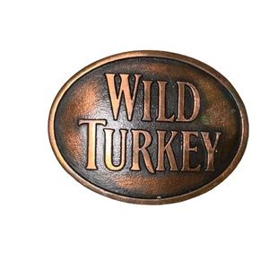MEN’S Rare Vintage Copper “ Wild Turkey” Belt Buckle